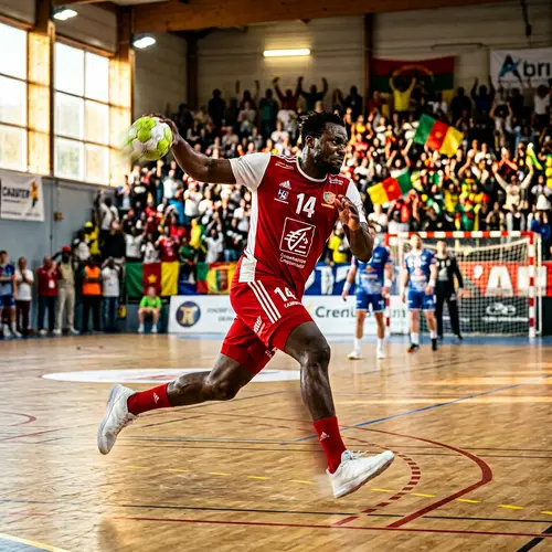 Exciting Handball Action from a Professional Player