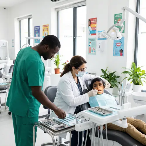 Modern Dental Clinic: Expert Examination & Care