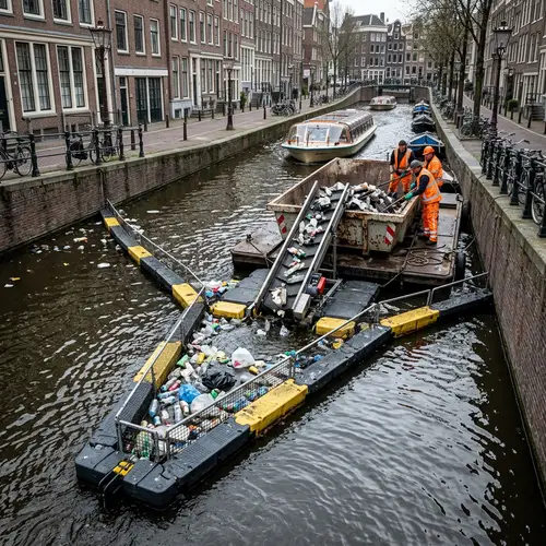 Floating Garbage Traps in Canals | Eco-Friendly Solutions