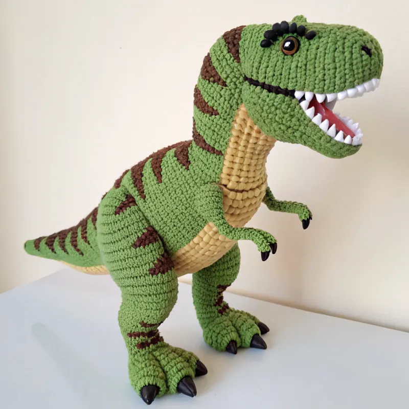 Crocheted T-Rex: A Fun DIY Project