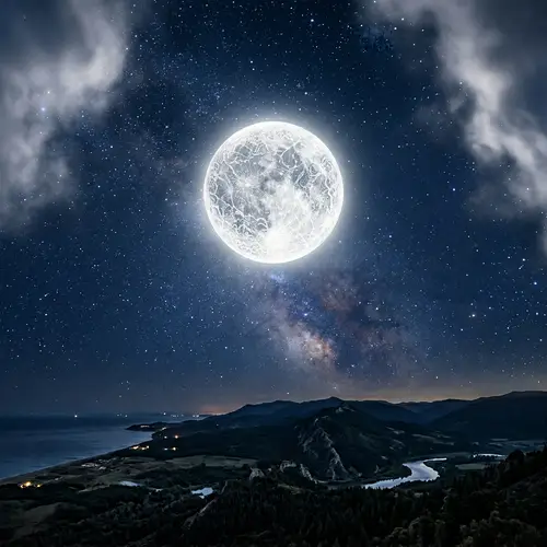 Celestial Matrimony: The Lunar Bride of the Night Sky