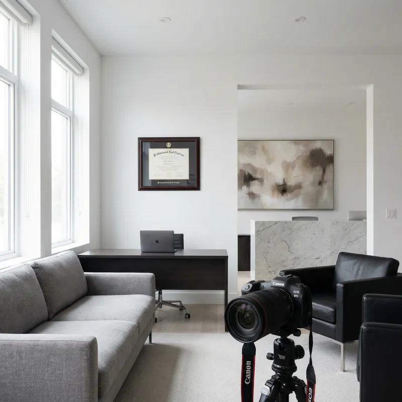 Elegant Lawyer's Office: Minimalist Design & Professionalism