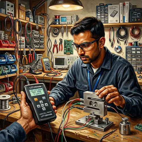 Load Cell Tester Ultimate | Technician Testing Weighing Sensor