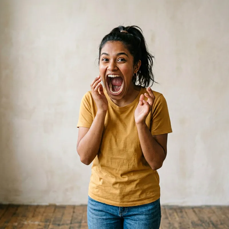Young Woman with the Widest Mouth Ever - Rare Talent Displayed