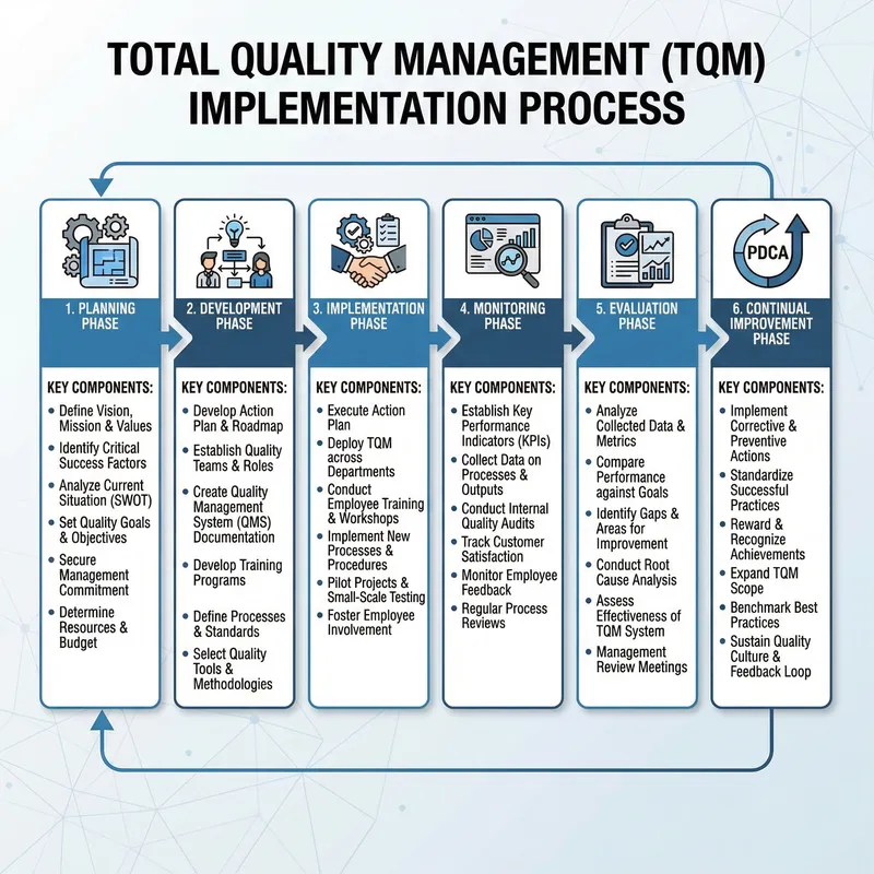 Total Quality Management Implementation Stages