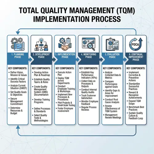 Total Quality Management Implementation Stages