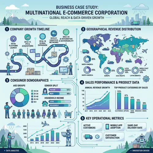 Amazon Case Study Results: Growth, Demographics, Sales Data