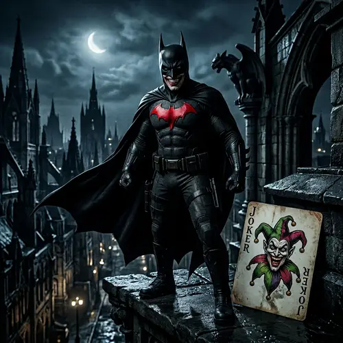 Batman Who Laughs: Mysterious Gothic Figure