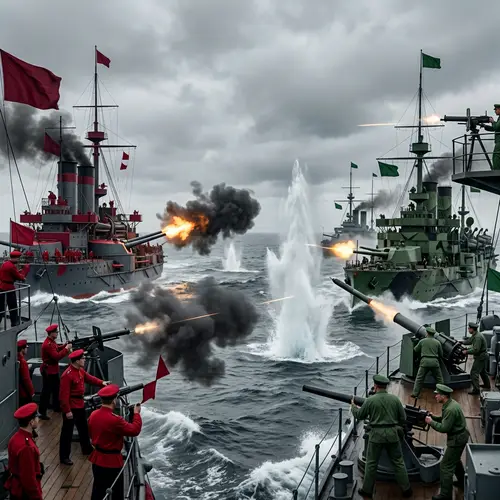 Naval Engagement: PLA vs. U.S. Army Conflict at Sea