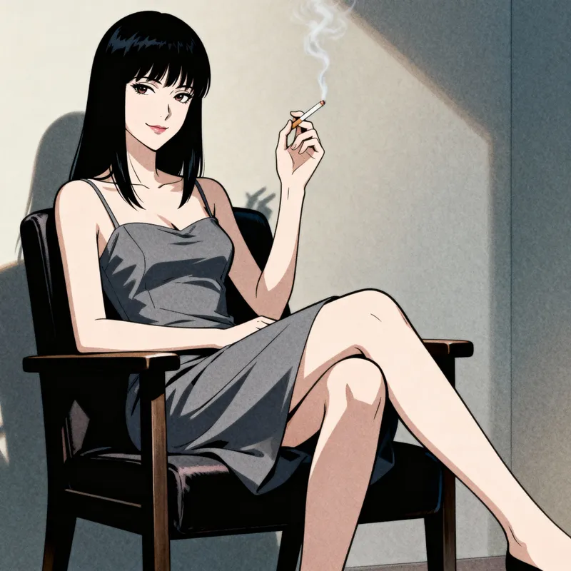 Tomie from Junji Ito's Manga - Anime Character Art Tomie from Junji Ito's Manga - Anime Character Art