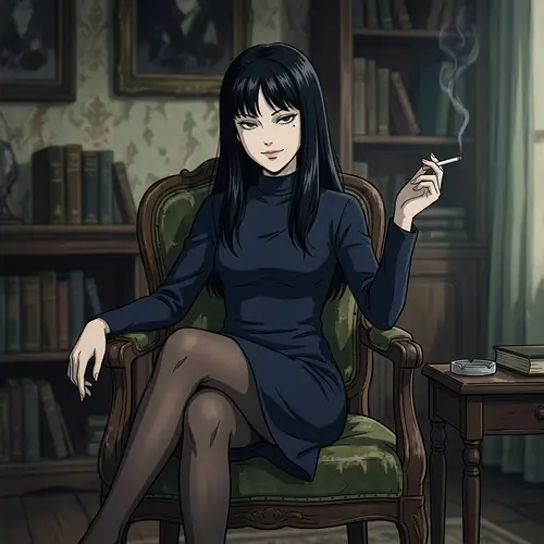 Tomie from Junji Ito's Manga - Anime Character Art