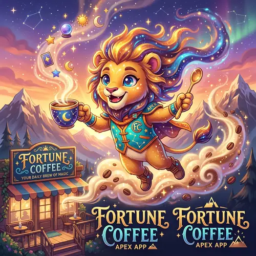 Brewku: The Fun Fortune Coffee App Mascot