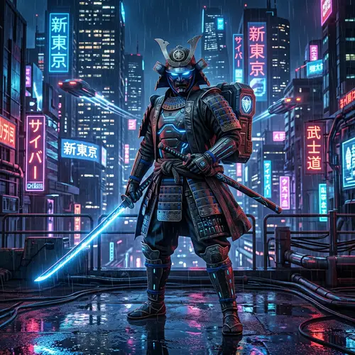 Futuristic Samurai: A Modern Warrior Aesthetic