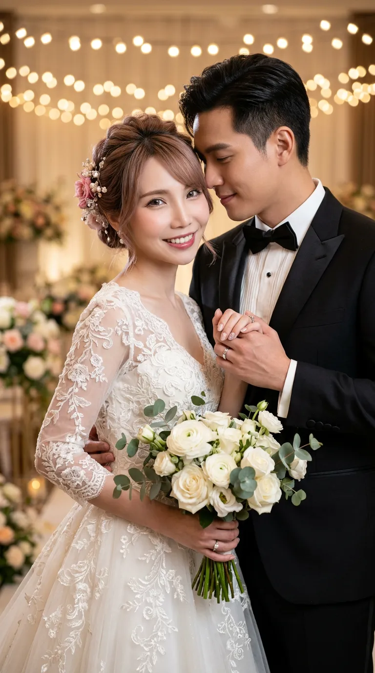 Elegant Wedding Portrait Transformation Services