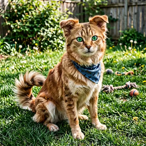 Cat-Dog Hybrid: Playful & Loyal Pet Combo