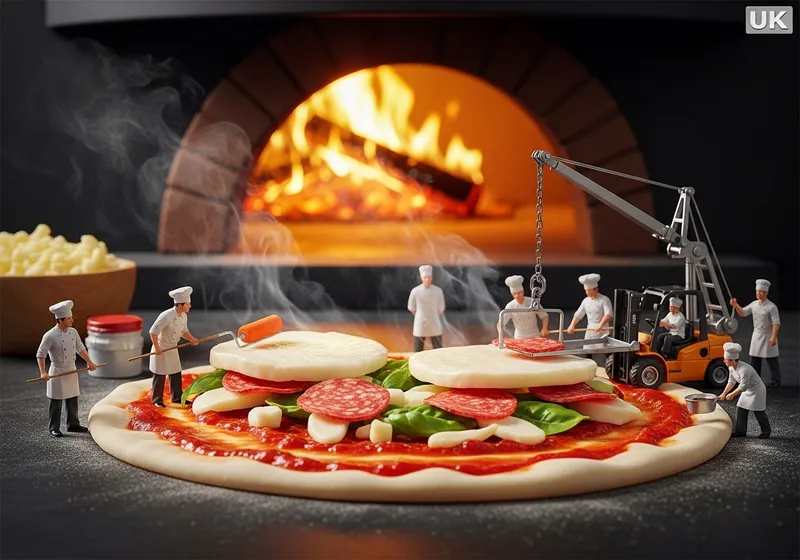 Miniature Pizza Makers at Work - Ultra-HD 8K Miniature Pizza Makers at Work - Ultra-HD 8K