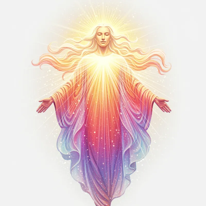 Animated God Form in Transparent PNG Format