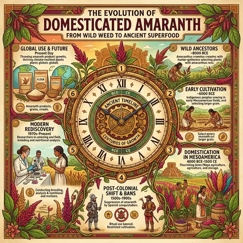 Evolution of Domesticated Amaranth Poster