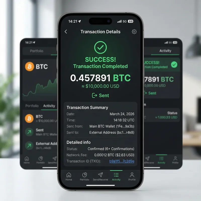 Successful Bitcoin Transaction | March 2026 Successful Bitcoin Transaction | March 2026