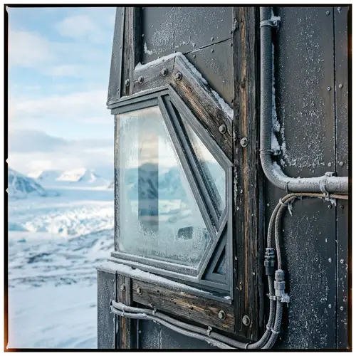 Futuristic Cabin in the North Pole - Kodak Portra 400