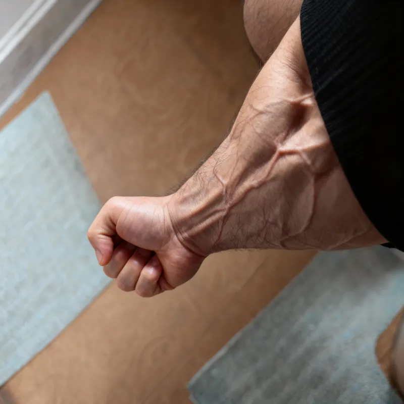 Muscular Forearm Anatomy of Fitness Enthusiast