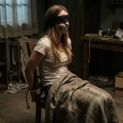 Tied Up and Gagged Girl: A Captivating Visual