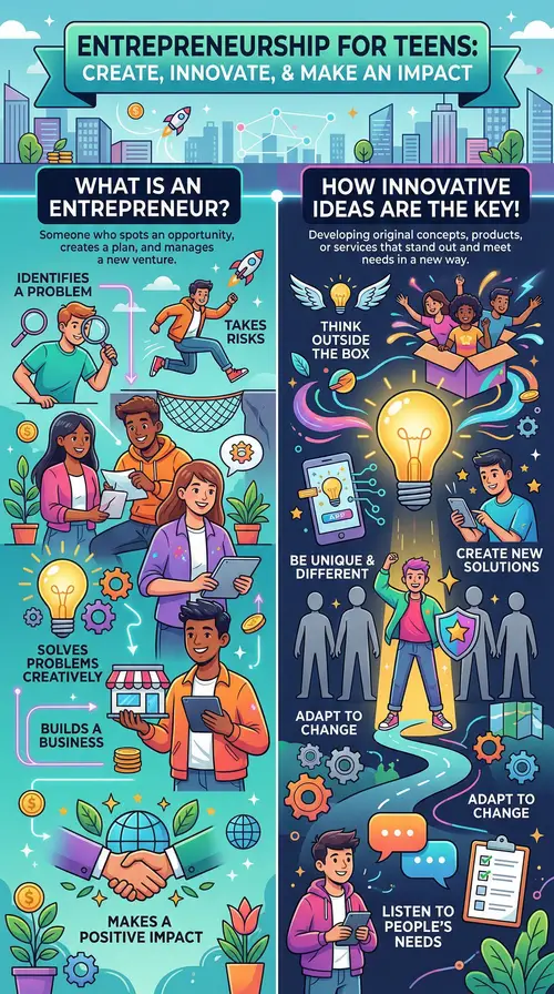 Entrepreneurship Guide for Teens: Ignite Your Ideas