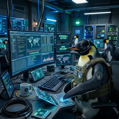 Expert Cyber Defense Penguin - Your Security Ally