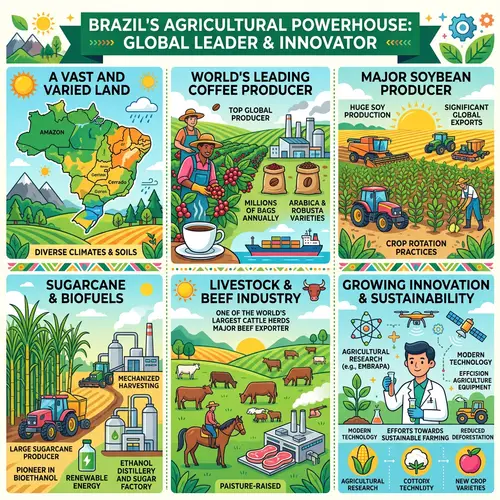 Brazil's Vibrant Agricultural Abilities | Graphic Showcase