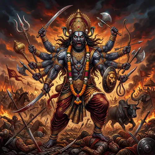 Virabhadra: Fierce Warrior of Hindu Mythology