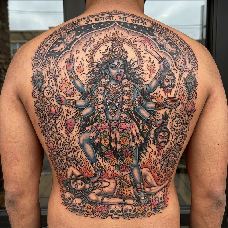 Intricate Kali Mala Tattoo Design Ideas