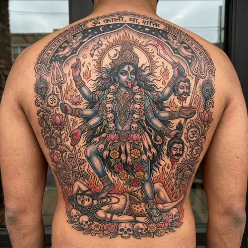Intricate Kali Mala Tattoo Design Ideas
