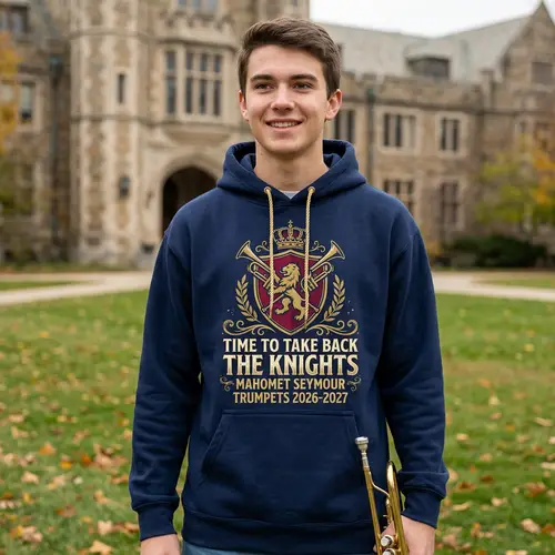 Royalty Themed Trumpet Sweatshirt - Take Back the Knights