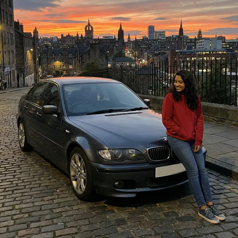 BMW E46 & South Asian Beauty at Sunset