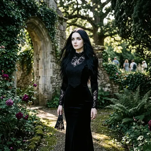 Gothic Elegance: Enchanting Character Portraits