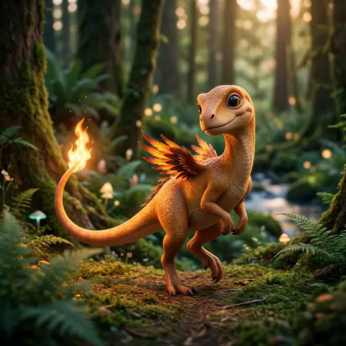 Feminine Fire Creature - Pyre