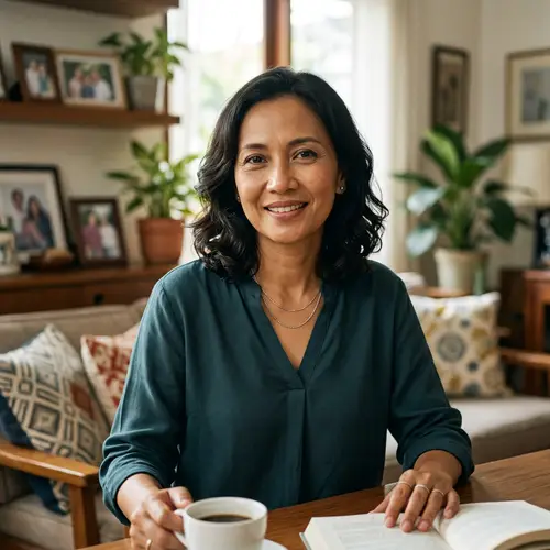 Beautiful Indonesian Woman in Her 40s