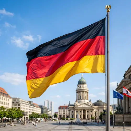 Vibrant German Flag Display