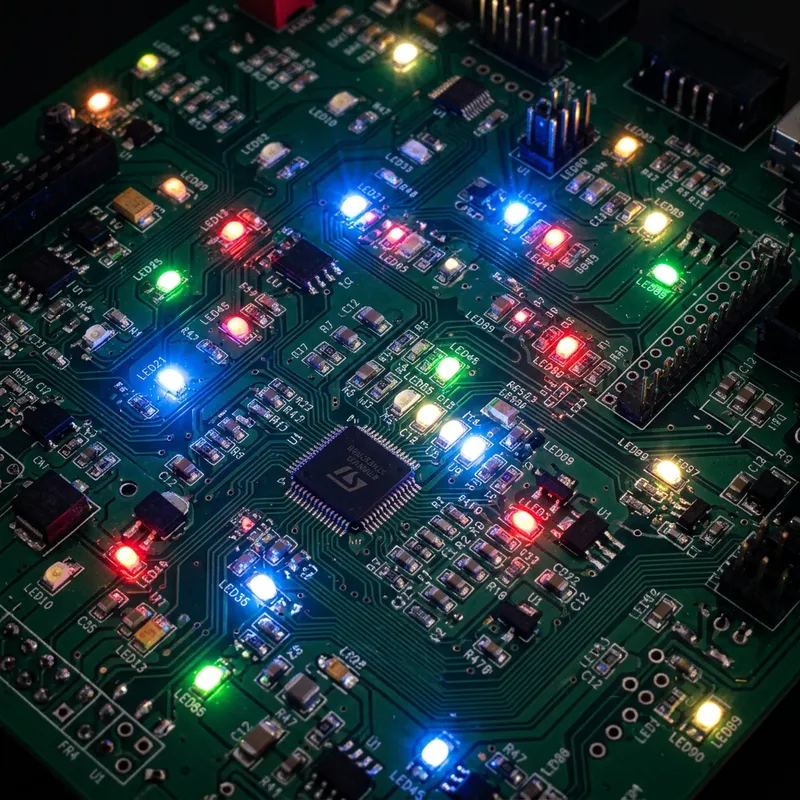 LED Circuit Board with Varying Intensities LED Circuit Board with Varying Intensities