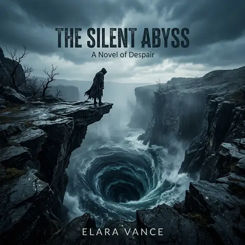 Intense Cinematography: Deep Abyss Whirlpool in Blue and Black