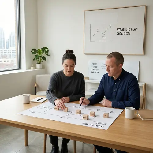 Minimalistic Style Strategic Planning