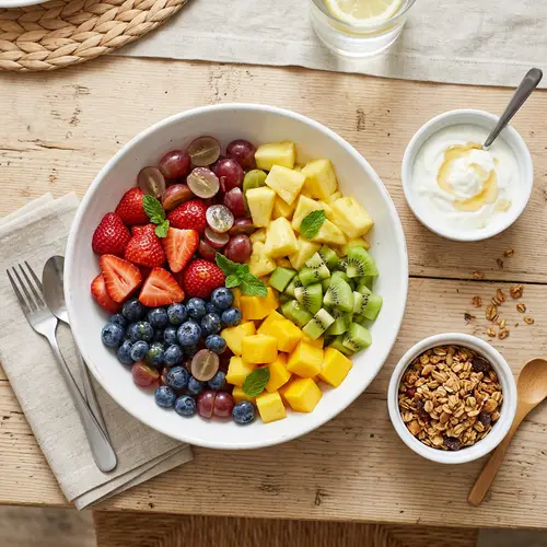 Delicious Fruit Salad with Honey and Lemon Juice - Enjoy Healthy Options