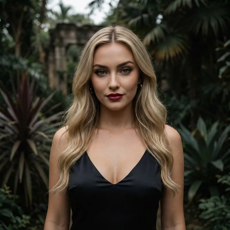 Stunning Portrait of a Young Woman in Nature Stunning Portrait of a Young Woman in Nature