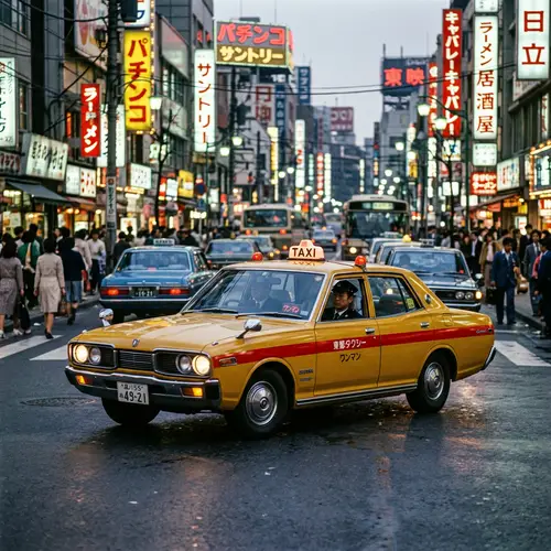 Vintage 70s Japan Cedric 2800SGL Taxi: A Retro Icon