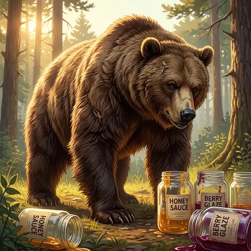 Strong Bear No Longer Eats Sauce - Wildlife Update