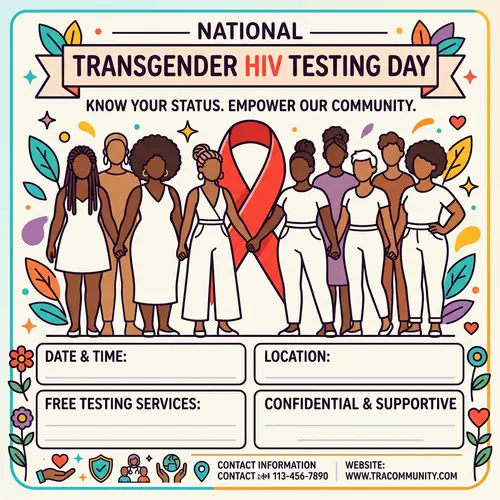 National Transgender HIV Testing Day Flyer Design
