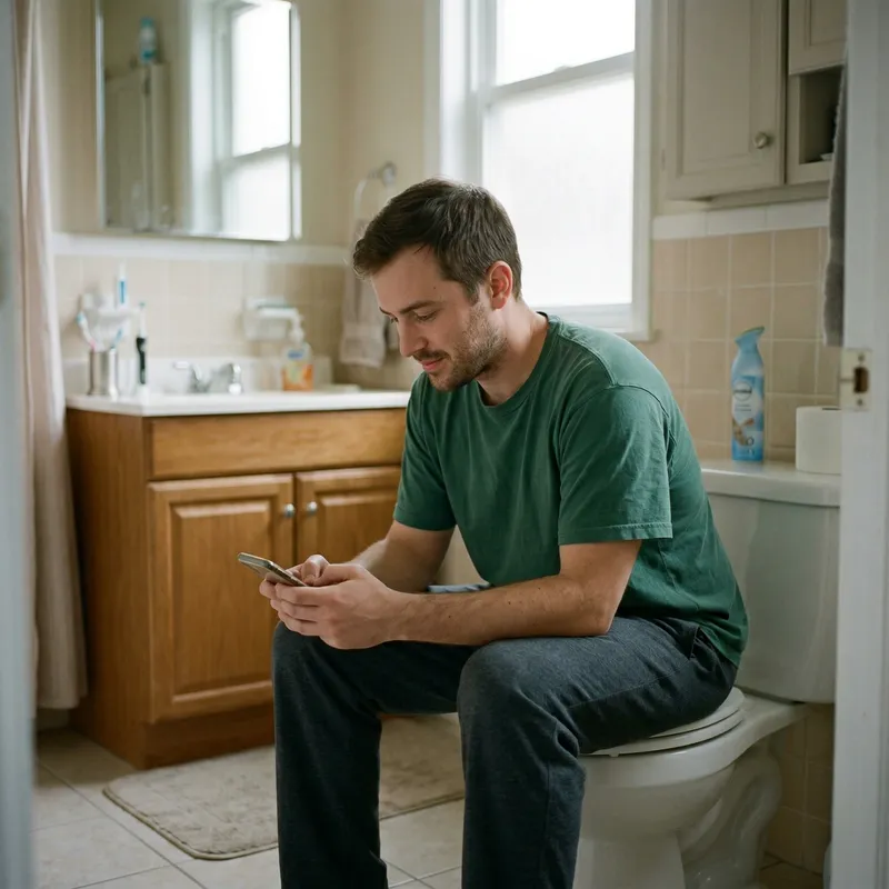 Funny Toilet Moments: Guy on the Toilet
