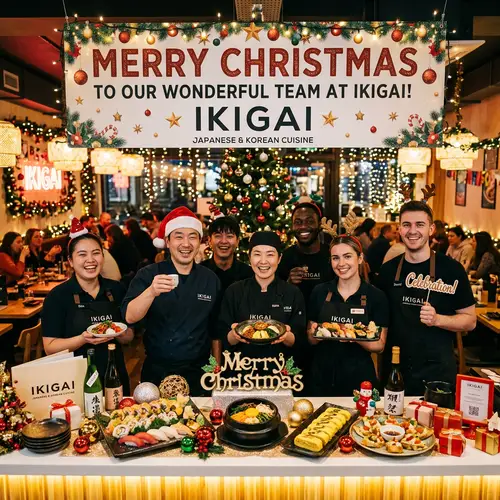 Merry Christmas from IKIGAI Japanese & Korean Cuisine