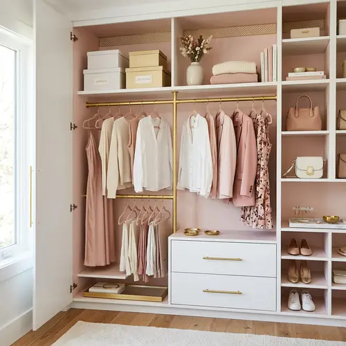 Elegant Modern Built-in Wardrobe Design