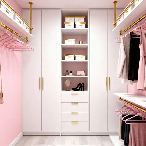 Elegant Modern Built-in Wardrobe Design